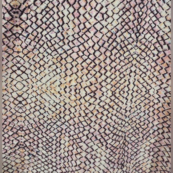 Calvin Klein Geometric Polo Shirt Vintage Style XS-Small Fitting - Picture 2 of 5